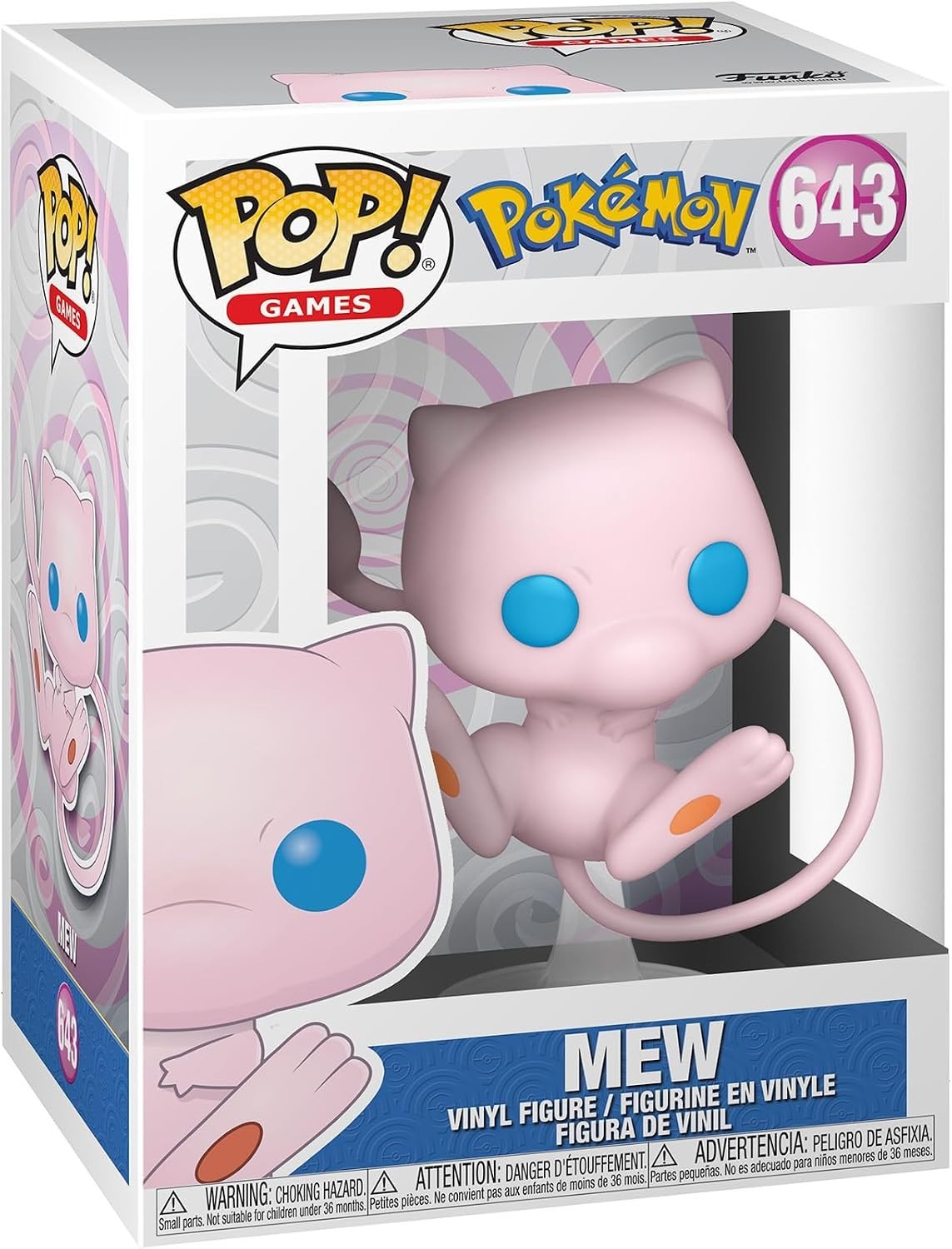 Funko Pop Games Pokemon Mew Vinyl Figure #643