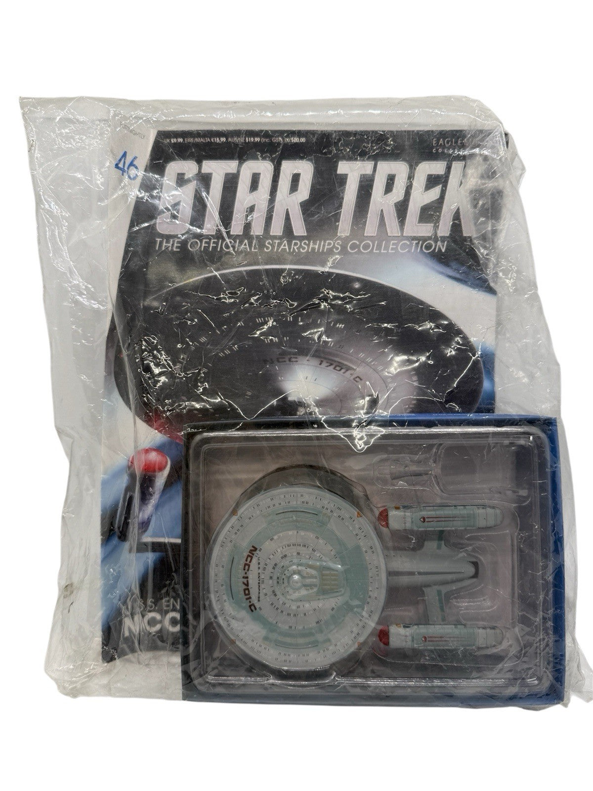 Eaglemoss Star Trek U.S.S Enterprise NCC-1701-C Ambassador Class #46 Model w/Mag