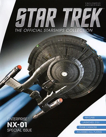 Eaglemoss Star Trek Enterprise NX-01 XL 8.5" Special Issue Model Ship w/Magazine