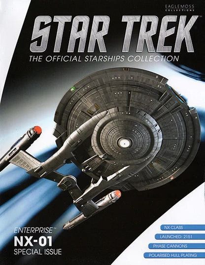 Eaglemoss Star Trek Enterprise NX-01 XL 8.5" Special Issue Model Ship w/Magazine