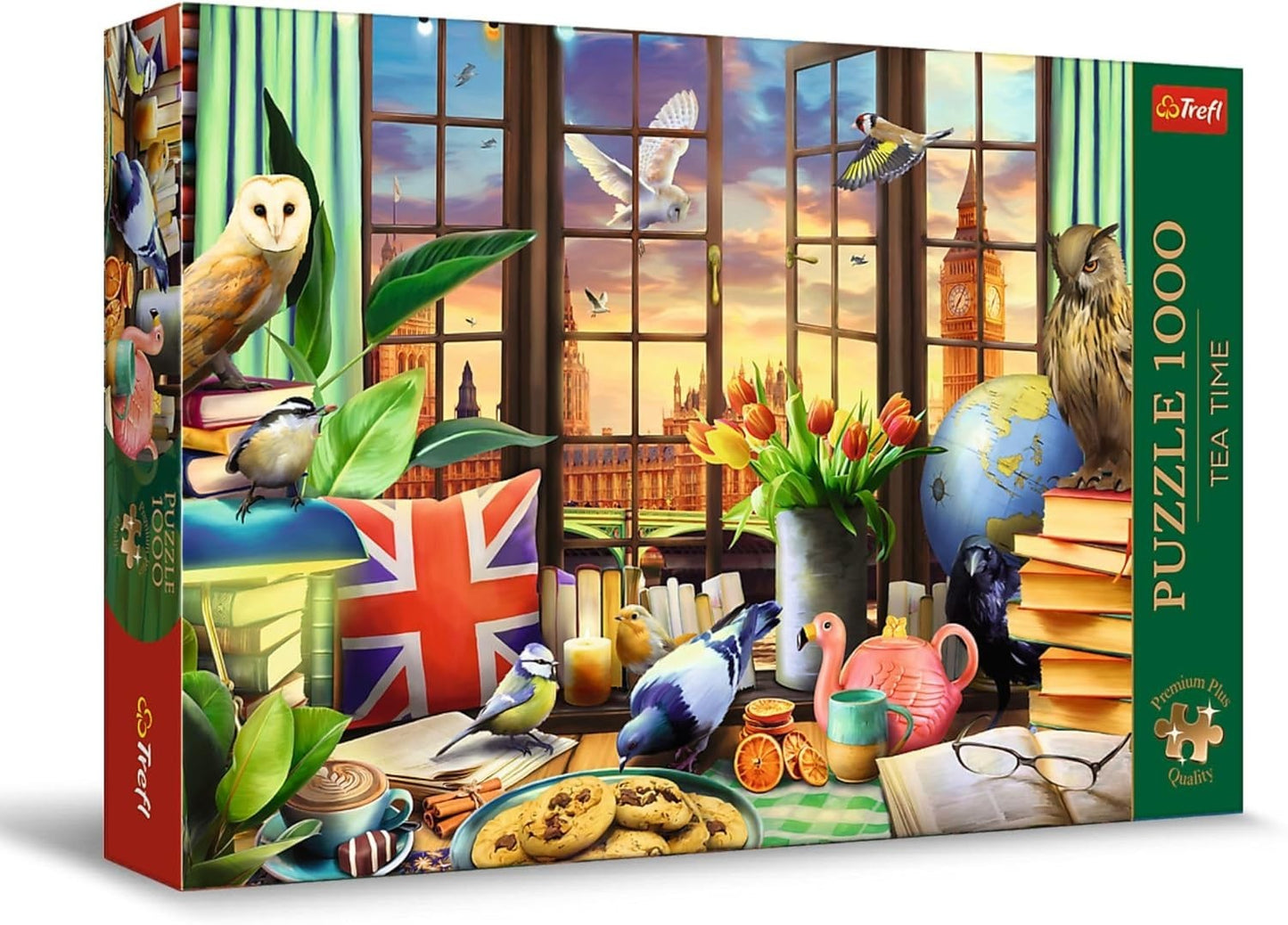 Trefl Tea Time All Things British Puzzle 1000 Pieces Premium Jigsaw Puzzle