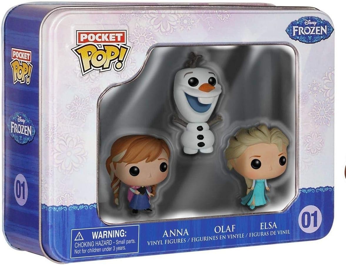 Funko Pocket Pop Disney Frozen Anna Olaf Elsa Tin Set Vinyl Figures