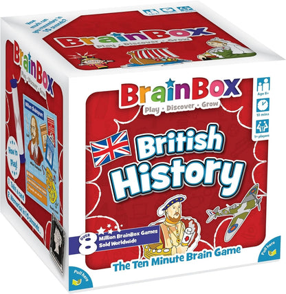 BrainBox British History Card Game – Family Memory & Observation Game