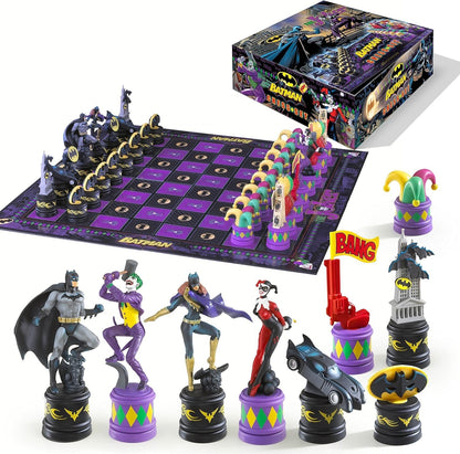 Batman Chess Set Noble Collection DC Comics Collector Board Game