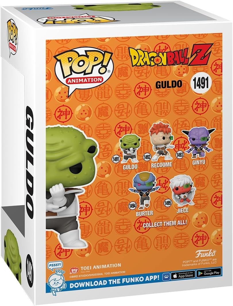 (BOX DAMAGED) Funko Pop! Dragon Ball Z Guldo #1491 Animation Vinyl Figure