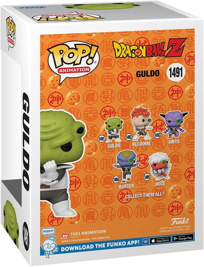 (BOX DAMAGED) Funko Pop! Dragon Ball Z Guldo #1491 Animation Vinyl Figure