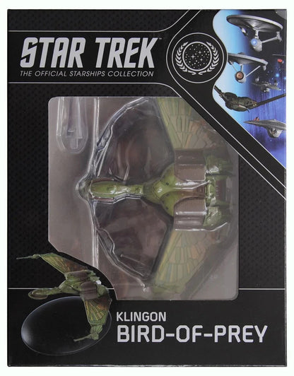 Eaglemoss Star Trek Klingon Bird-of-Prey B’rel Class #02 Model w/Magazine