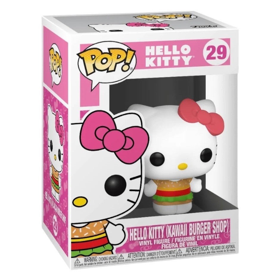 Funko Pop! Hello Kitty Kawaii Burger Shop #29 Vinyl Figure (Box Damaged)