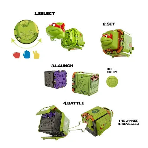 Teenage Mutant Ninja Turtles Battle Cubes Michelangelo vs Bepop – Battle Set