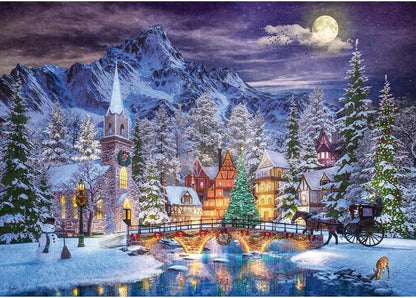 Trefl Christmas Winter Village Puzzle 1000 Pieces Dominic Davison Jigsaw