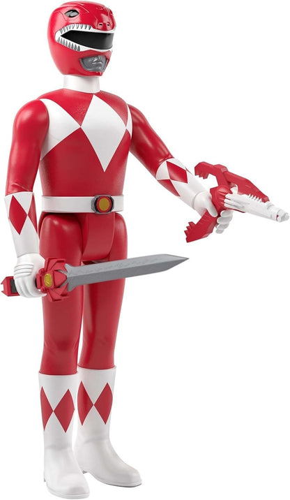 Super7 Mighty Morphin Power Rangers ReAction Red Ranger 3.75in Action Figure