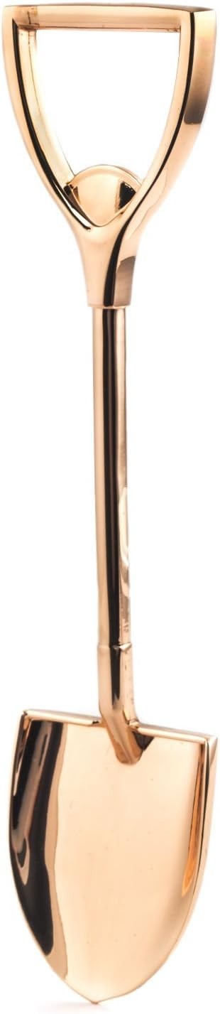 Kikkerland Shovel Bottle Opener Copper Plated Stainless Steel Novelty Bar Tool
