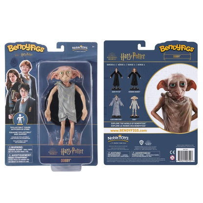 Noble Collection Harry Potter Dobby Bendyfigs Bendable Figure With Stand