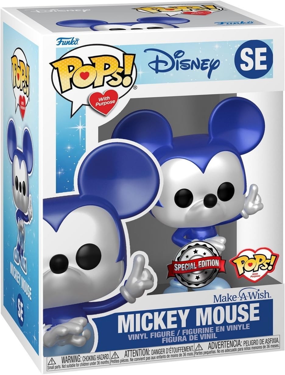 (BOX DMG) Funko Pop! Disney Mickey Mouse Make-A-Wish Special Edition Figure