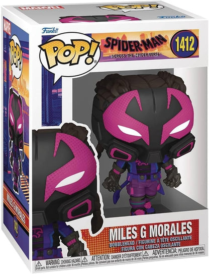 Funko Pop! Spider-Man Miles Morales #1412 Vinyl Figure Across Spider-Verse