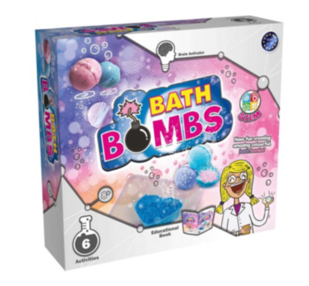 Science4you Bath Bomb Science Kit STEM Educational Activity Ages 8+