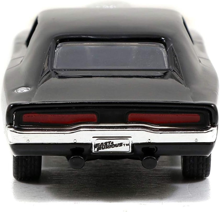 Jada Fast & Furious Dom's Dodge Charger R/T Black 1:55 Build N Collect Die Cast