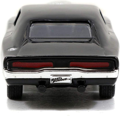 Jada Fast & Furious Dom's Dodge Charger R/T Black 1:55 Build N Collect Die Cast