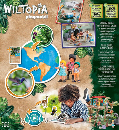PLAYMOBIL Wiltopia 71013 Family Tree House 154-Piece Playset