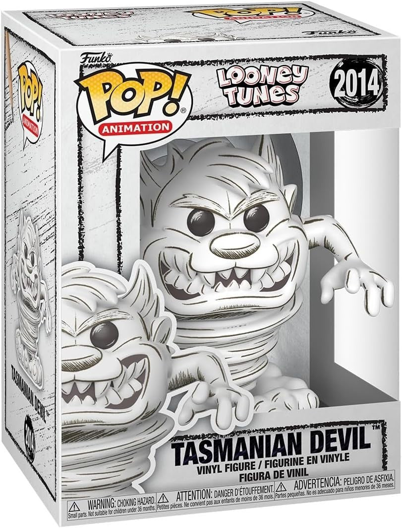 Funko Pop Looney Tunes Taz Tasmanian Devil Sketched #2014 Vinyl Figure
