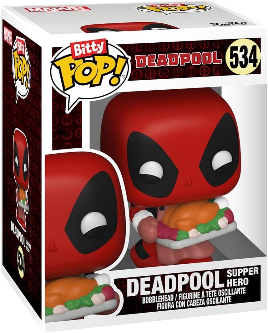 Funko Bitty POP! Deadpool 4-Pack – Bathtime, Flamenco, Supper Hero + Mystery