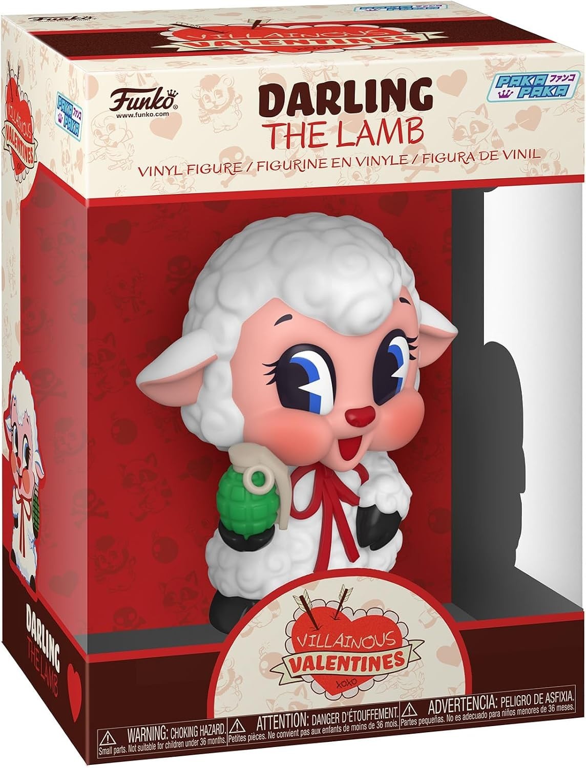 Funko Paka Paka Villainous Valentines Darling the Lamb Vinyl Figure