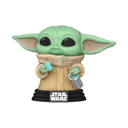 Funko Pop!  Star Wars Mandalorian Grogu With Cookies Flocked Pop & Tee Size L
