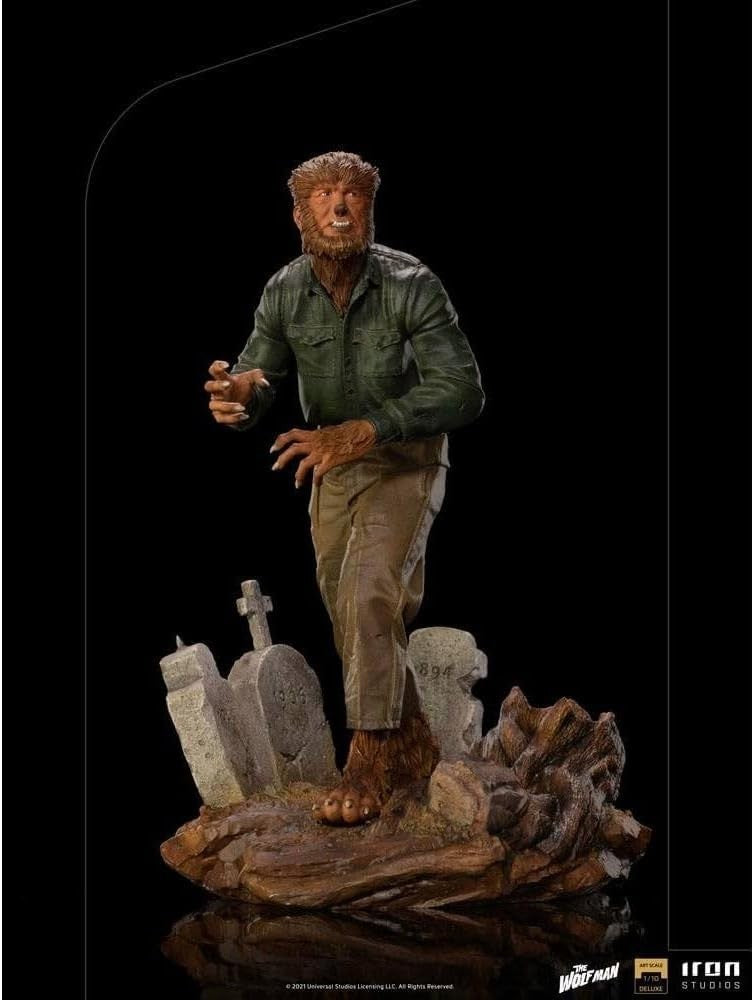 Iron Studios Universal Monsters The Wolf Man Deluxe Art Scale 1/10 Statue