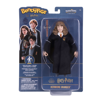 Noble Collection Harry Potter Hermione Granger Bendyfigs Figure Stand