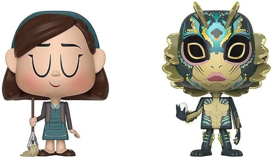 Funko Vynl. The Shape of Water Elisa & Amphibian Man Vinyl Figure 2-Pack