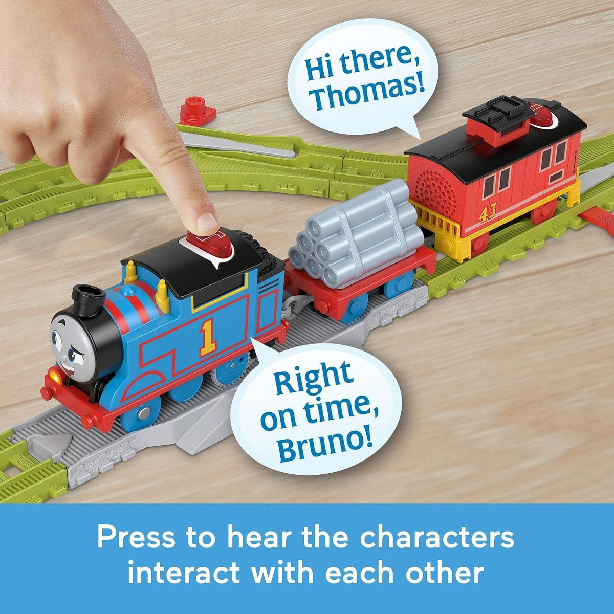 Fisher-Price Thomas & Friends Talking Thomas & Bruno Track Set