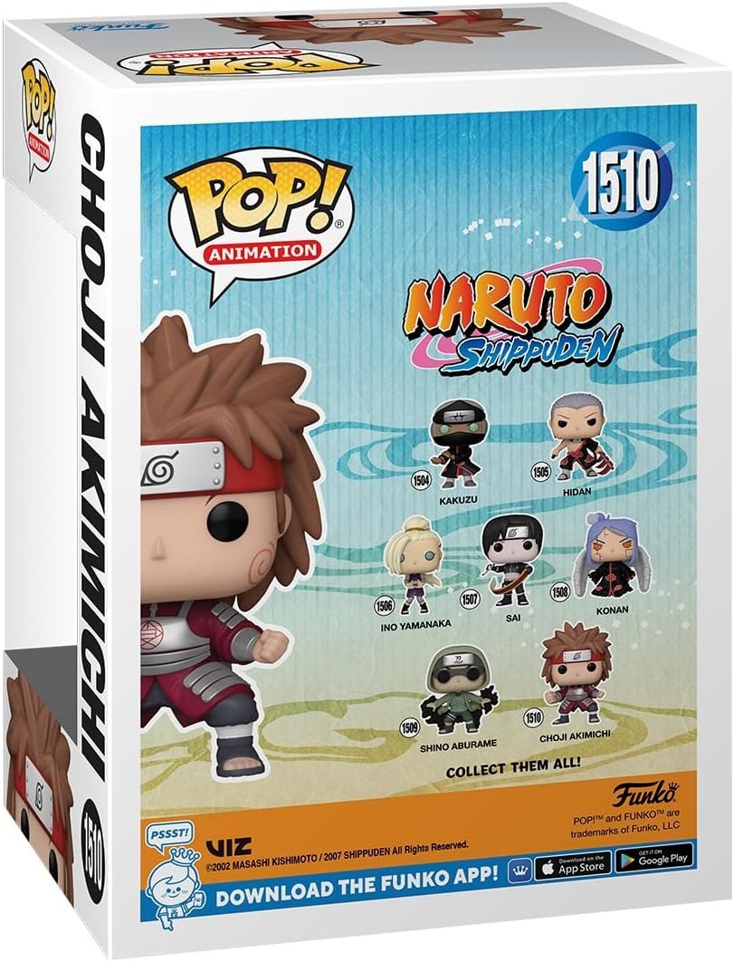 (BOX DAMAGED) Funko Pop! Naruto Choji Akimichi #1510 Shippuden Vinyl Figure