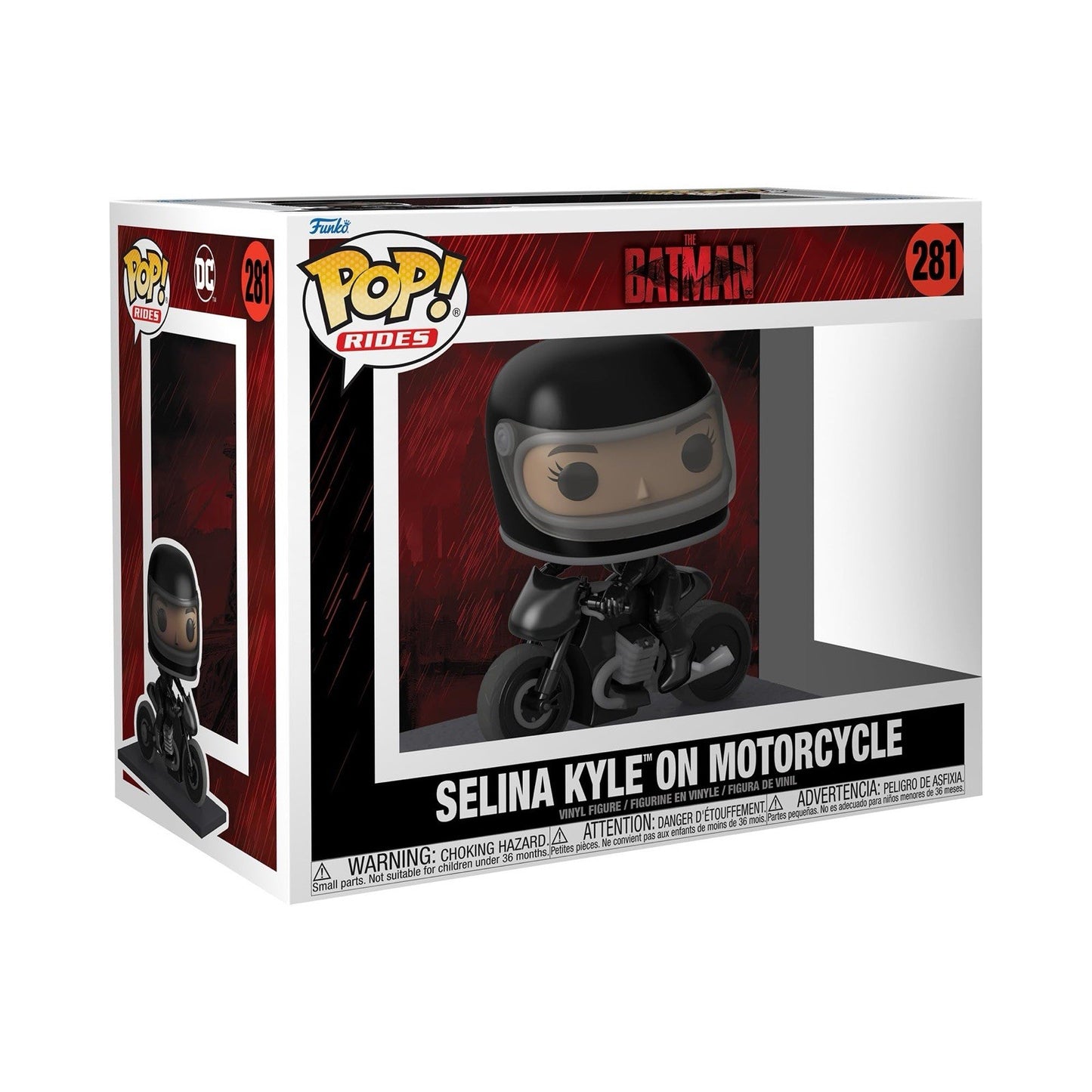 Funko Pop! Rides - The Batman: Selina Kyle On Motorcycle #281 Vinyl Figure