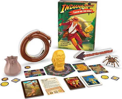 Indiana Jones Throw Me The Idol! Family Board Game Ages 7 +Funko Games