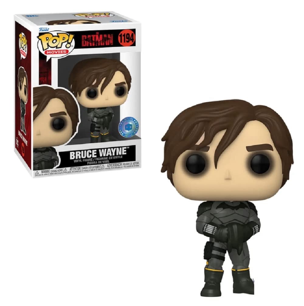 Funko Pop! Movies The Batman #1194 Bruce Wayne Pop In A Box Exclusive Vinyl Fig