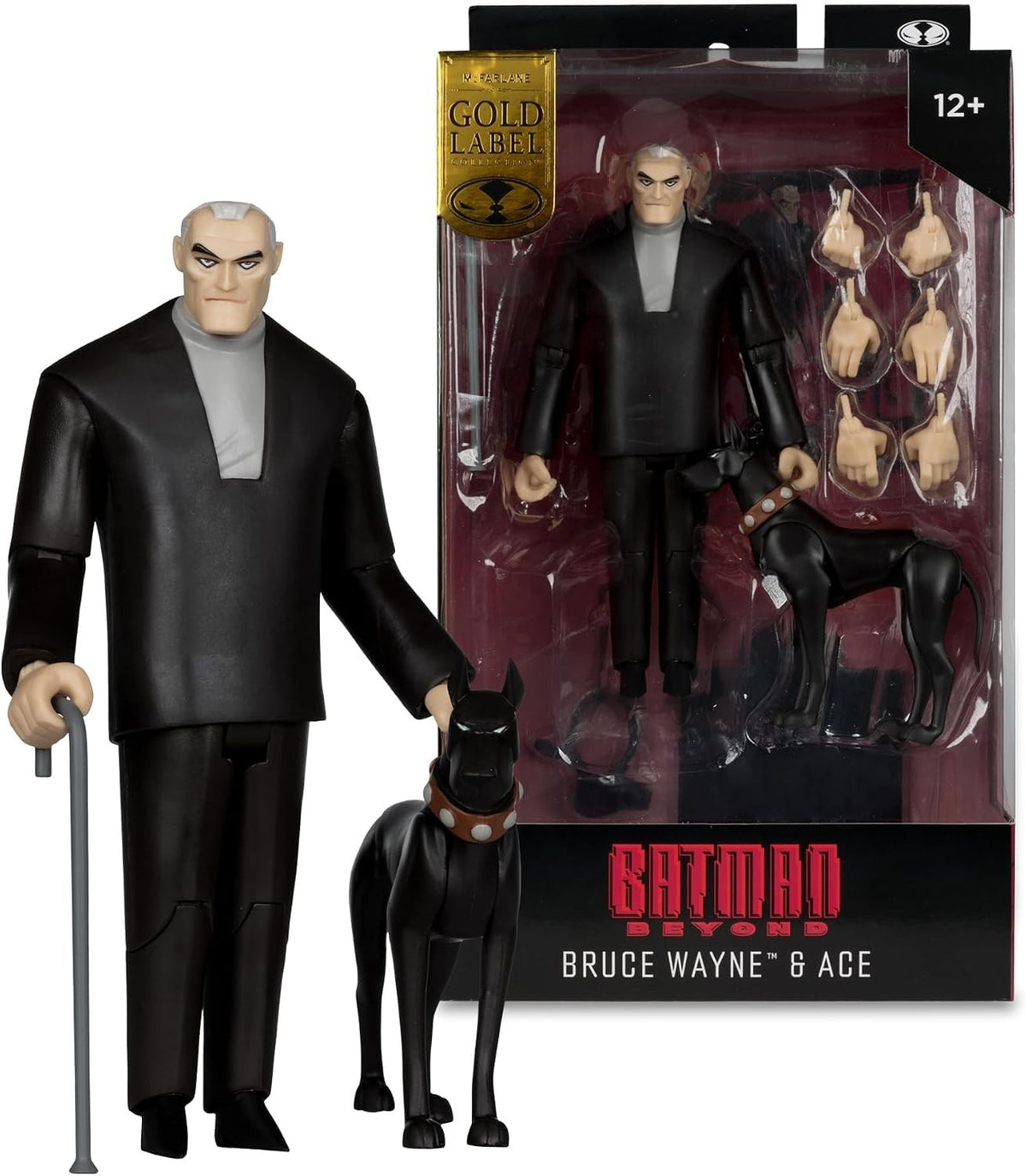 McFarlane Toys DC Bruce Wayne & Ace Batman Beyond Gold Label 6in Action Figure