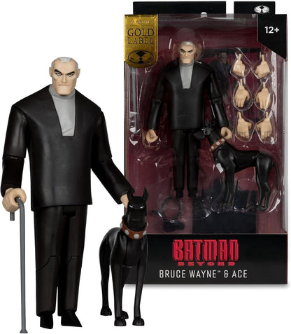 McFarlane Toys DC Bruce Wayne & Ace Batman Beyond Gold Label 6in Action Figure