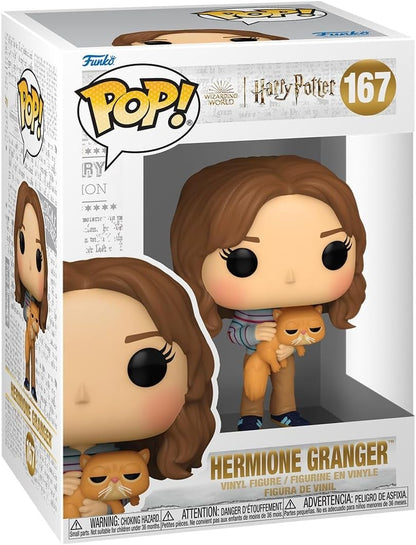 Funko Pop! Harry Potter Hermione Granger with Crookshanks #167 Vinyl Figure