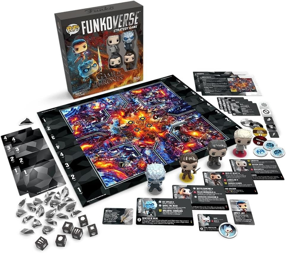 FunkoVerse Strategy Game Game of Thrones 100 Daenerys Jon Snow Night King