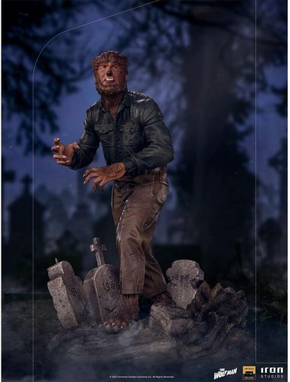 Iron Studios Universal Monsters The Wolf Man Deluxe Art Scale 1/10 Statue