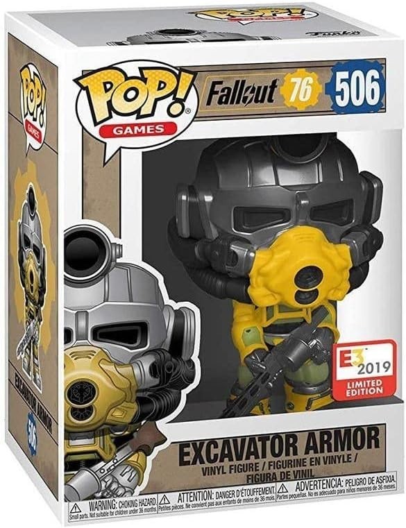(BOX DMG) Funko Pop Fallout 76 Excavator Armor 506 E3 2019 Limited Edition