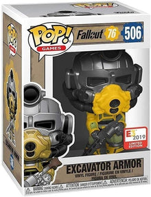 (BOX DMG) Funko Pop Fallout 76 Excavator Armor 506 E3 2019 Limited Edition