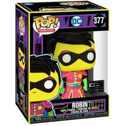 Funko Pop! Heroes Robin Future City Exclusive #377 Blacklight Vinyl Figure