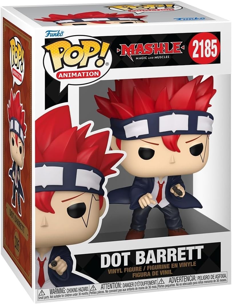 Funko Pop! Animation Mashle Magic and Muscles Dot Barrett #2185 Vinyl Figure