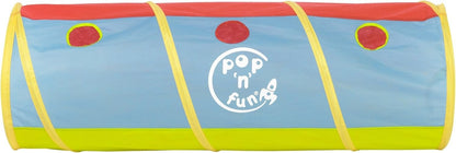 Pop N Fun Kids Pop-Up Play Tunnel Indoor Outdoor Active Play Toy