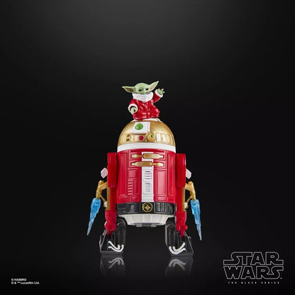 Star Wars Black Series Astromech Droid Holiday Edition Figure w/ Grogu Accessory