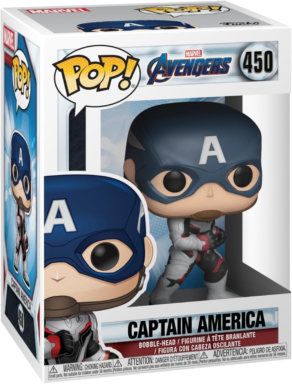 Funko Pop! Marvel Avengers Endgame Captain America #450 Vinyl Figure