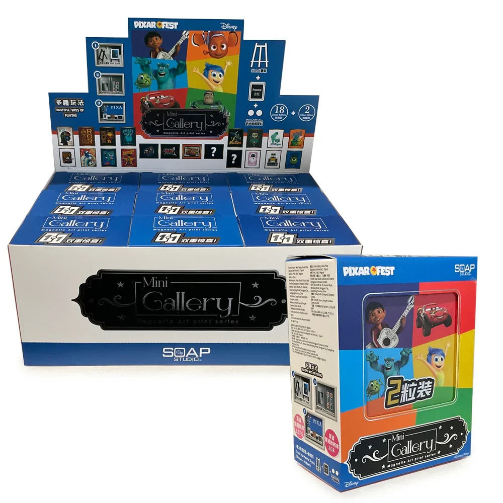 Soap Studio Disney Pixar Mini Gallery Magnetic Art Pins Vol.1 Blind Box