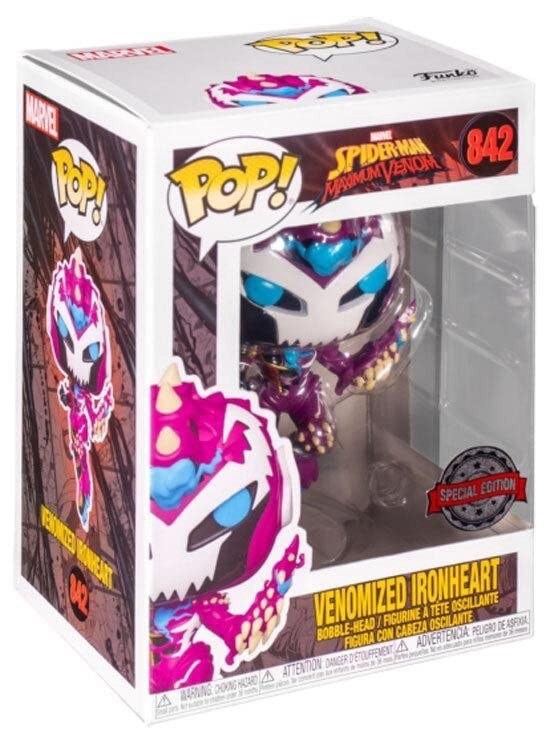 Funko Pop! Marvel Spider-Man Maximum Venom Venomized Ironheart #842 Special Edit