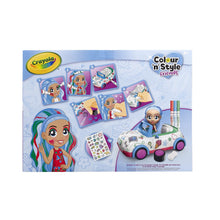 Crayola - Colour 'n' Style Friends Coupe Bluebell Doll Art Playset